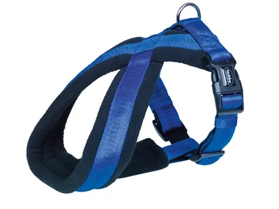 Produktbild von Nobby Soft Grip, Hund, Zugfreier Gurt, L-XL, Blau, Nylon, Einfarbig