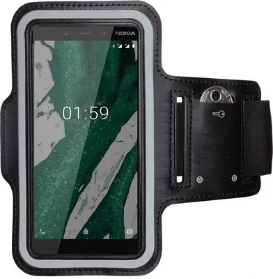 Obrázek produktu pro Pouzdro na ruku pro mobilní telefon Nokia 1 Plus Sportovní náramek s kapsou na klíče