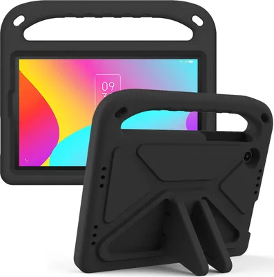 Image de Etui de protection pour TCL Tab 8 LE 8.0", étui enfant léger en EVA avec poignée et support Noir