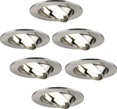 Produktbild von Ledvion LED Einbaustrahler 6er Set Rund 3W dimmbar Neutralweiss