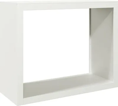 Produktbild von vidaXL Brennholzregal Weiß 100x40x80 cm Stahl