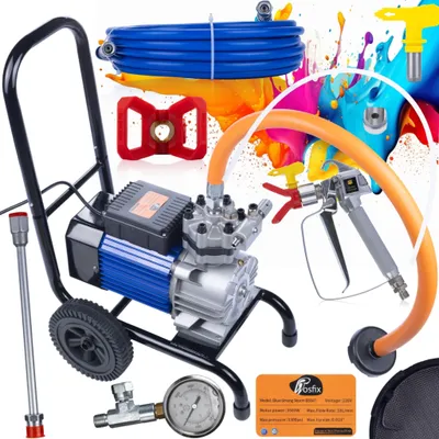 Obrázok produktu pre Rosfix Blue Strong Storm 990 BSS07 Striekacia Pištoľ na Farbu 3500W 22MPA 18L/min
