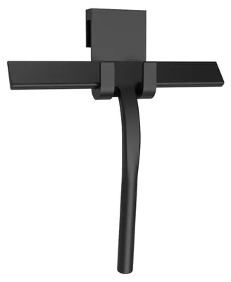 Immagine prodotto di Spazzola per doccia in silicone, 24 cm, nera, con gancio