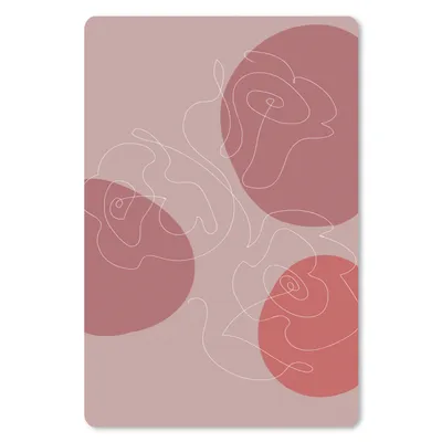 Produktbild von MuchoWow® Mauspad Mousepad Rosen - Rot - Blumen - Abstrakt 18x27 cm - Mousepads - Maus Mat - Pad - Mausunterlage