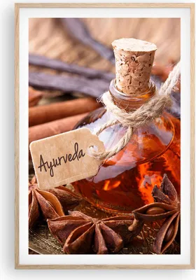 Produktbild von Gerahmtes Poster - Rahmen in heller Eiche - Ayurwenda Anis Vanille - 61x91,5 cm - Wand Bild - Wanddeko - Wandbilder - Wandposter - Bilderrahmen - Bilder - Kunstdruck - Wandbild - P2NPA61x91-4182