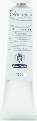 Produktbild von Schmincke 120ml Linol Titanweiss Linol 19 100 012