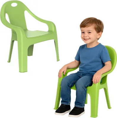 Produktbild von Lucky Babystuhl aus Kunststoff - Hellgrün