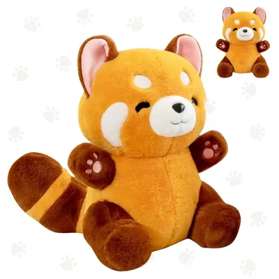 Produktbild von Roter Panda Kuscheltier aus Plüsch, 35 cm