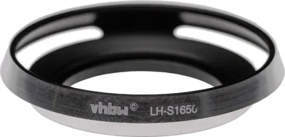 Produktbild von vhbw Gegenlichtblende kompatibel mit Nikon 1 Nikkor 10mm f/2.8 Lens; 40,5mm Objektiv, Rund, Bajonettverschluss, 6,4 cm, schwarz / silber