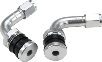 Immagine prodotto di 2 valvole angolari in alluminio a 90° per pneumatici di scooter, ciclomotori, motocicli e motociclette - Citomerx