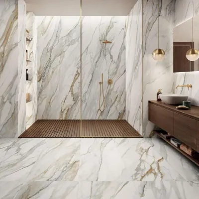 Obrázek produktu pro CASA39 Dlaždice s mramorovým vzhledem Gold 120 x 120 cm Panaria Ceramica Perpetual