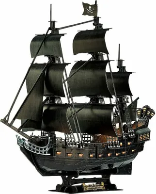 Produktbild von Cubic Fun CUBICFUN 3D puzzle with LED Queen Anne´s Revenge