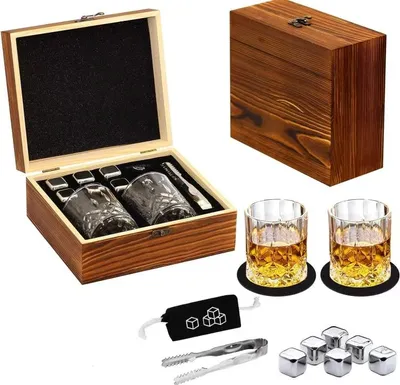 Obrázok produktu pre Darčeková sada na Whiskey poháre, chladiace kocky WS-007