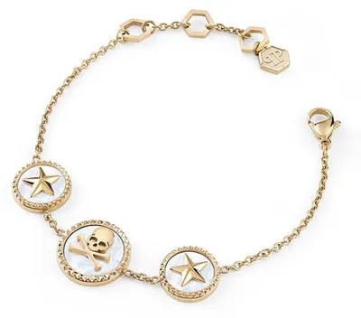 Obrázok produktu pre Philipp Plein - PJ2EA09BU - Náramok - Dámsky - 16cm - PP BUTTONS