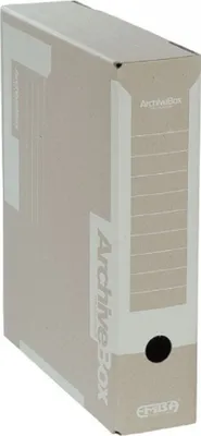 Immagine prodotto di Scatola d'archivio, A4, 75 mm, bianco, Emba
