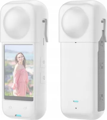 Zdjęcie produktu dla Dekielek na Obiektyw + Obudowa Silikonowa Osłona Ochrona do Insta360 X4 / X 4 / PU985W