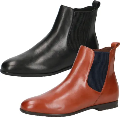 Produktbild von Caprice Damen Chelsea Boots Stiefeletten Leder 9-25314-25, Größe:37 EU, Farbe:Schwarz