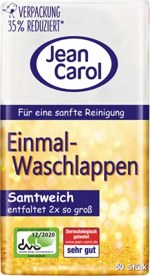 Produktbild von Pelz Einmal-Waschlappen Samtweich 50 Stk