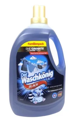 Obrázek produktu pro Prací gel Der Waschkonig Black na černé tkaniny 3,305 l
