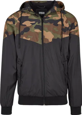 Produktbild von Urban Classics - WOOD CAMO Windrunner Jacke schwarz - S