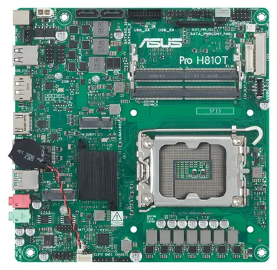 Produktbild von ASUS Pro H810T-CSM, Intel, LGA 1851 (Socket V1), Intel Core Ultra (Series 2), DDR5-SDRAM, 128 GB, SO-DIMM