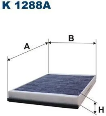 Obrázok produktu pre Kabínový filter FILTRON K 1288A