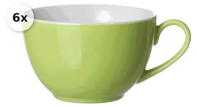 Produktbild von 6er Kaffeetasse Doppio grün