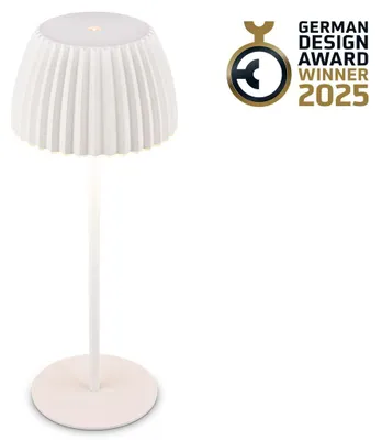 Obrázok produktu pre Riffle LED stolová lampa Dobíjateľná stolová lampa Výškovo nastaviteľná stmievateľná bezdrôtová biela