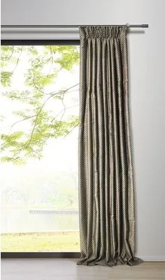 Produktbild von Vorhang mit Universalband Dot taupe 135x245 cm