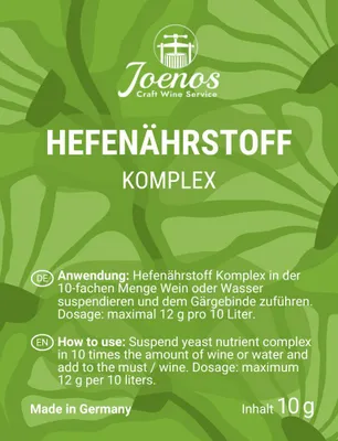 Produktbild von Joenos Hefenährstoff KOMPLEX – 10g Kombipräparat