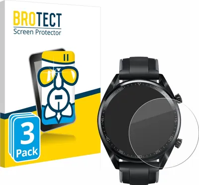 Produktbild von 3x BROTECT Schutzglas für Huawei Watch GT / GT Active Schutzfolie Panzer Folie Glas Display Schutz klar