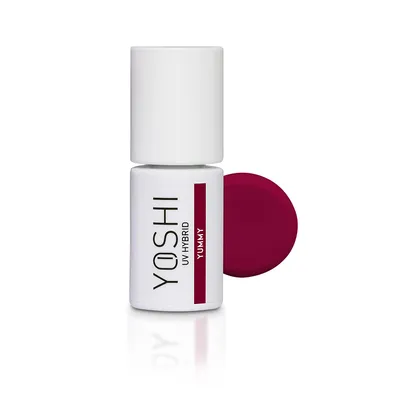 Produktbild von Yoshi | Hybrid-Nagellack - 407 Yummy - Hybrid-Gellack - Hybridlack - UV LED - 6ml - Profi Qualität - Rot