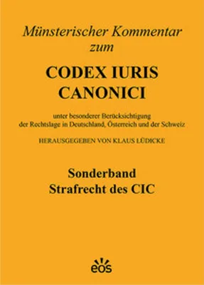 Zdjęcie produktu dla Münsterischer Kommentar zum CIC - Sonderband Strafrecht des CIC