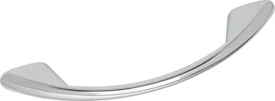 Immagine prodotto di Maniglia Kalais (maniglia per mobili) larghezza 81 mm maniglia curva per cassetti, ottone lucido