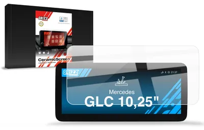 Obrázok produktu pre Keramická ochranná fólia na displej pre automobily Mercedes GLC s Androidom, uhlopriečka 10,25" (ročníky 2015-2018), značka Grizz Protector