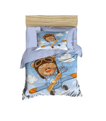 Produktbild von L'Essentiel Linge de Maison, PH180, Baby-Bettbezug-Set, Lila, 100 x 150 cm