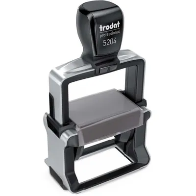Zdjęcie produktu dla Wedo 51 52041, Samotuszujący, Tekst/Datownik, Metal, Stal nierdzewna, 56 x 26 mm, Czarny, Stal nierdzewna, 90 mm