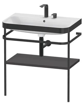 Produktbild von DURAVIT HP4737E8080 Metallk. mit Happy D.2 Plus bodenst.