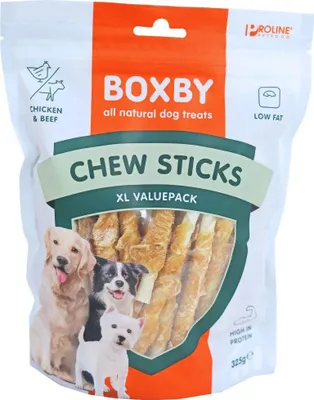 Image de Proline Boxby - Friandises à mâcher pour chiens, sachet économique de 325 g - Gebr. de Boon