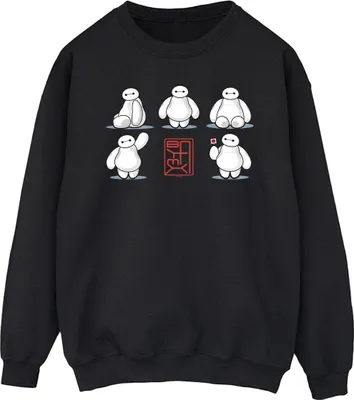Produktbild von Disney - "Big Hero 6" Sweatshirt für Herren BI15263 (L) (Schwarz)
