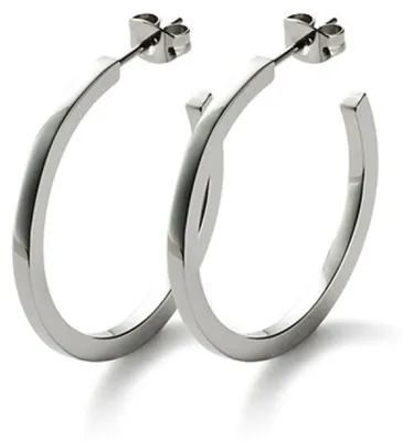 Produktbild von Monomania 31310 Ohrringe Creole Damen Edelstahl Schmal Ø 31 mm