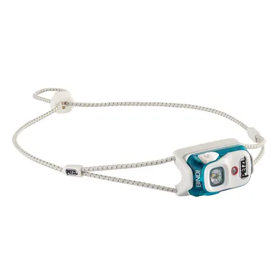 Zdjęcie produktu dla Petzl Bindi, Latarka czołowa, Morski, Biały, Przyciski, Ładowanie, IPX4, CE