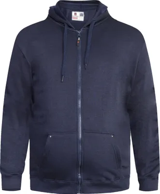 Image de Duke - "D555 Rockford Cantor" Sweat à capuche avec fermeture éclair sur toute la longueur pour homme DC104 (6XL) (Bleu marine)