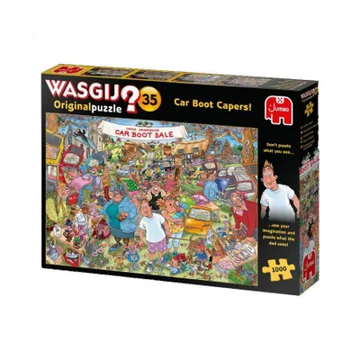 Produktbild von Jumbo 19184 Wasgji Original 35 - Flohmarkt-Chaos! 1000 Teile Puzzle