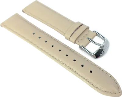 Produktbild von Timex Woman Vintage Uhrenarmband 18mm beige Leder glatt P2P162 T2P162