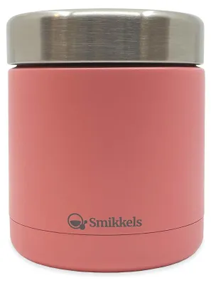 Produktbild von Smikkels Thermos Foodjar - Edelstahl Lunchbehälter rosa 350ml