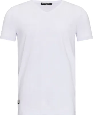 Produktbild von Red Bridge Herren T-Shirt V-Neck Ausschnittgröße - Mittel Weiß XXL