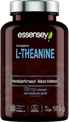 Produktbild von Essensey L-Theanine 200 mg – 90 Kapseln