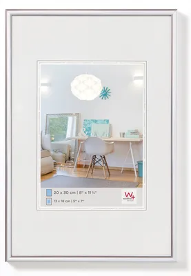 Walther New Lifestyle Bilderrahmen Silber 15x20