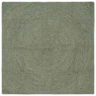 Immagine prodotto di Tappeti vidaXL verde oliva 120 x 120 cm in juta